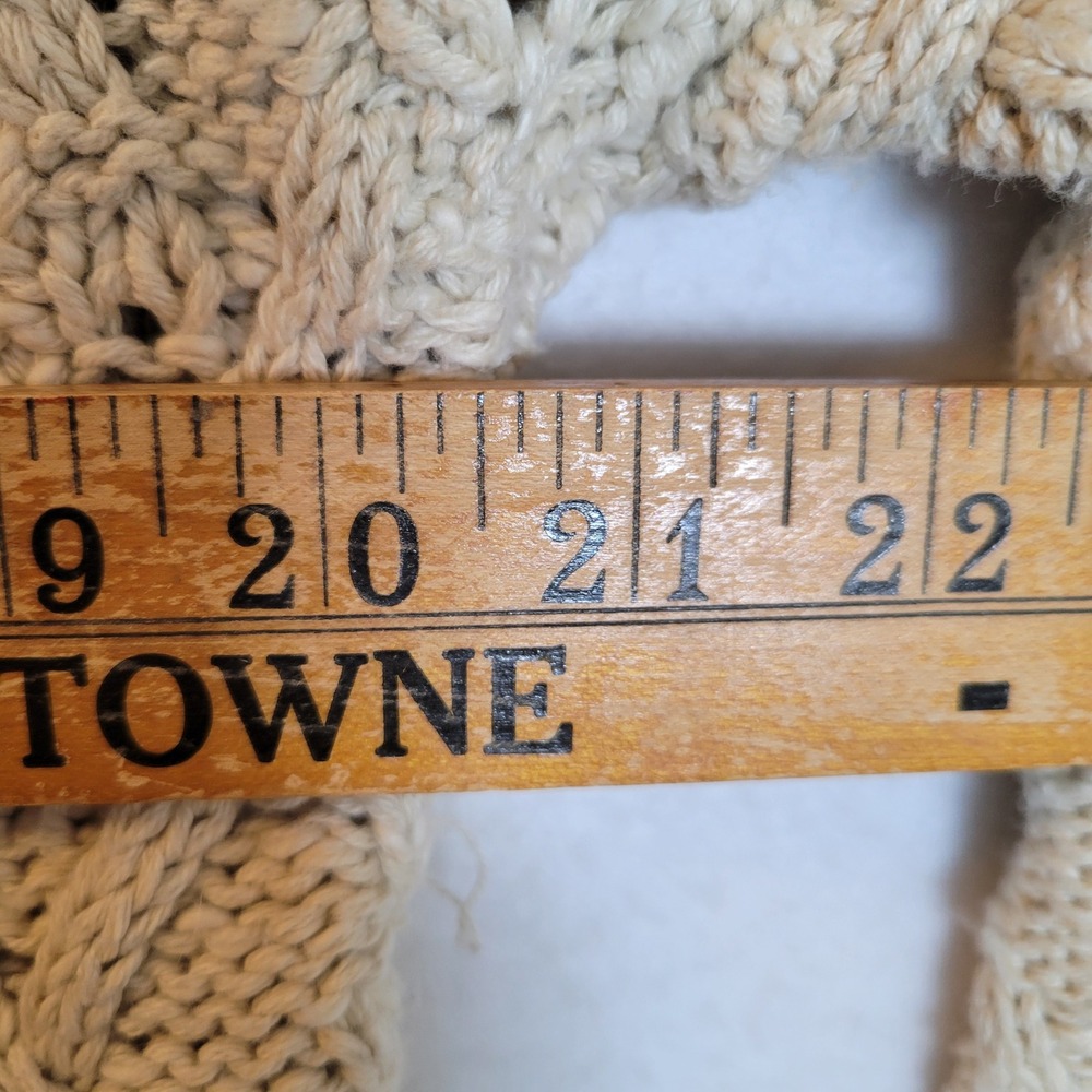 Free People Womens Montana Cable Knit Grandpa Cardigan Sweater Size XS Beige - Picture 8 of 10